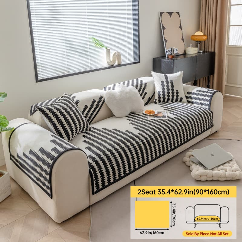 2025 Luxury All-Season Sofa Pad - Non-Slip, Cat-Dog Scratch Resistant, Premium Chenille