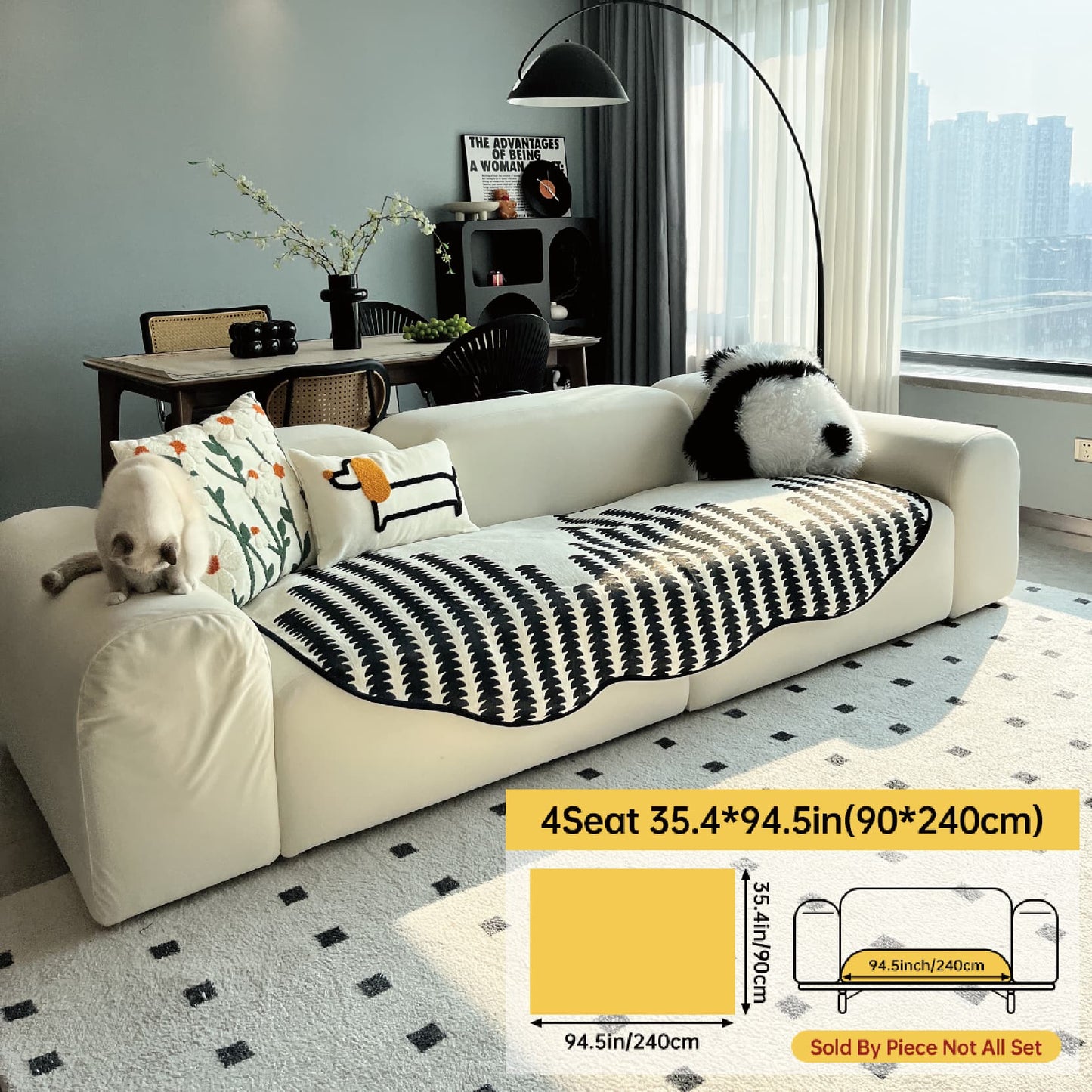 2025 Custom-Shape All-Season Sofa Pad - Tailored Fit for Modular Sofas