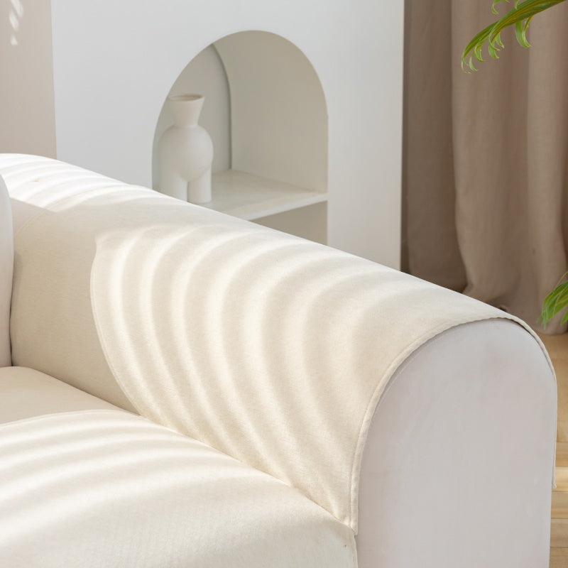 2025 Baby Velvet Sofa Cover - All-Season, Ultra-Soft, Full-Coverage Luxury Design