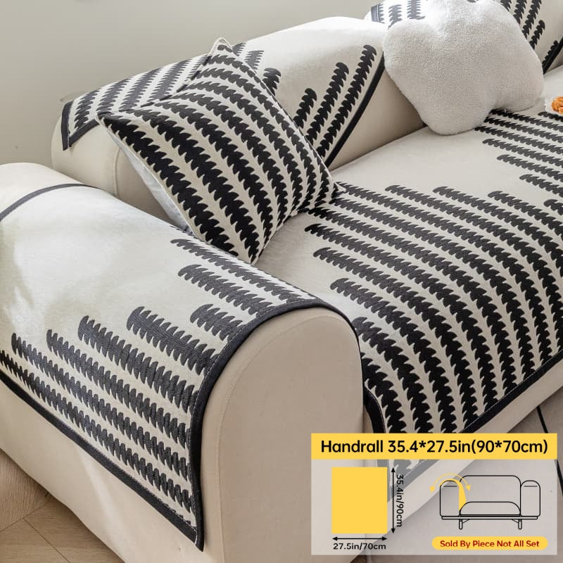 2025 Luxury All-Season Sofa Pad - Non-Slip, Cat-Dog Scratch Resistant, Premium Chenille