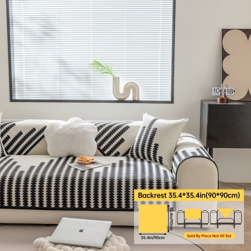 2025 Luxury All-Season Sofa Pad - Non-Slip, Cat-Dog Scratch Resistant, Premium Chenille