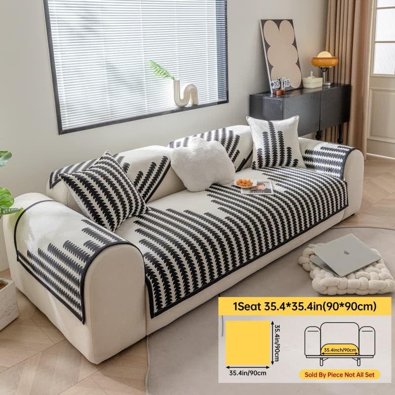 2025 Luxury All-Season Sofa Pad - Non-Slip, Cat-Dog Scratch Resistant, Premium Chenille